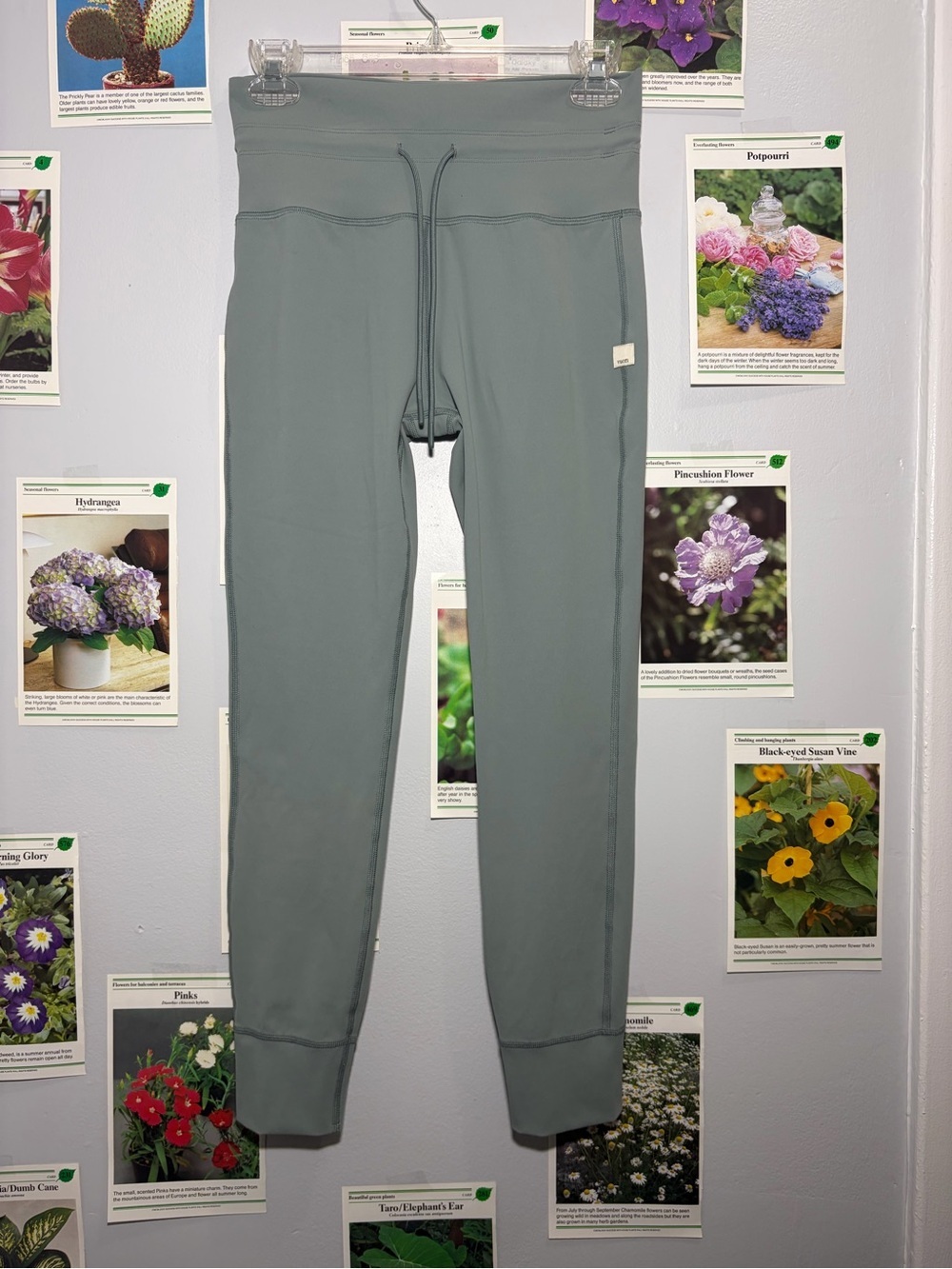 Vuori Leggings in Dusty Sage Green
